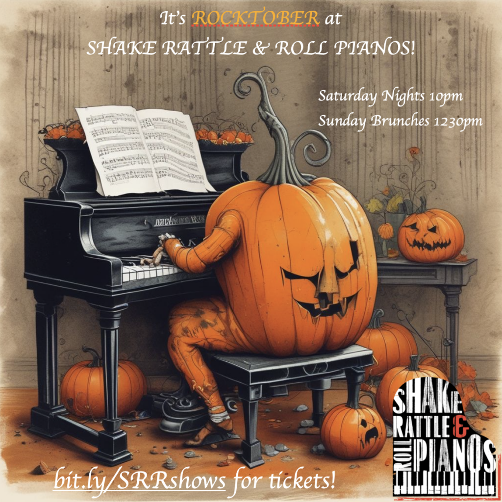 dueling pianos fall pumpkin October halloween